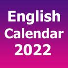 English Calendar ícone
