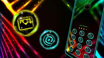 Neon Lines Launcher Theme screenshot 3