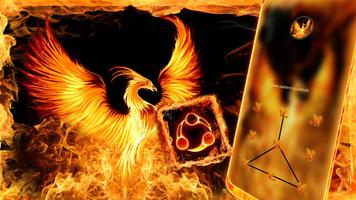 Fire Phoenix Launcher Theme capture d'écran 3