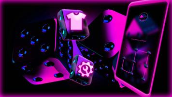 برنامه‌نما Ludo Pink Dice 3D Theme عکس از صفحه