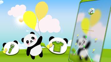 Panda Balloon Launcher Theme ảnh chụp màn hình 3