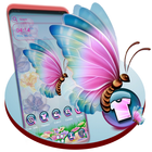 Pink Butterfly Launcher Theme icon