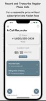 Call Recorder &Transcriber Pro capture d'écran 1