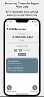 Call Recorder & Transcriber captura de pantalla 1