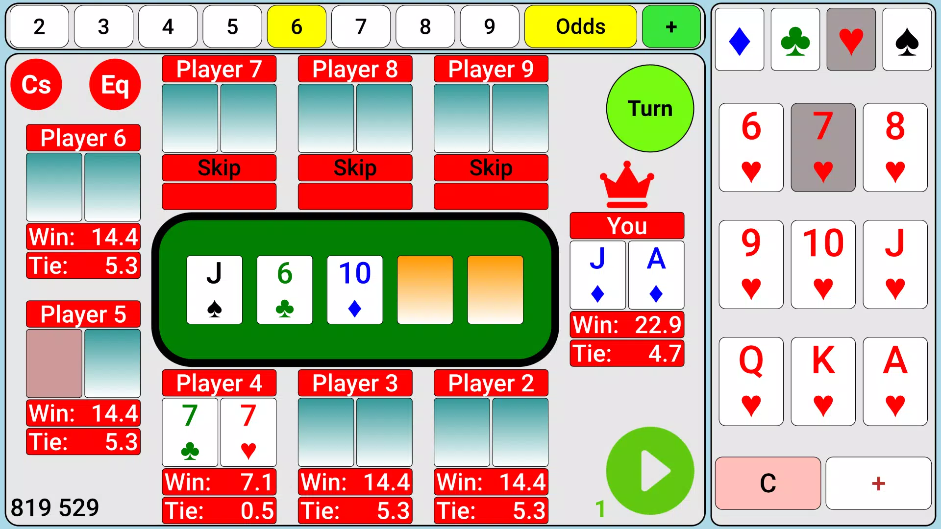 6+ Hold'em Calculator APK for Android Download