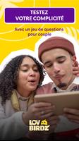 پوستر Jeu Couple & Quiz - LovBirdz