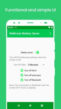 Walkman Battery Saver poster