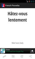 French Proverbs Poster