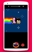 Button for nyan cat meme স্ক্রিনশট 3