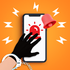 Anti-Diebstahl-Alarm-App Zeichen