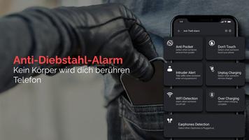 Anti-Diebstahl-Alarm-App Plakat