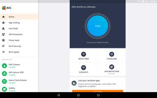 AVG AntiVirus Gratuit pr tablette Affiche