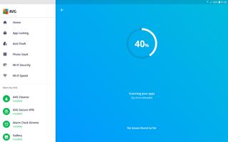 AVG AntiVirus FREE für Tablet - Sicherheit Screenshot 1