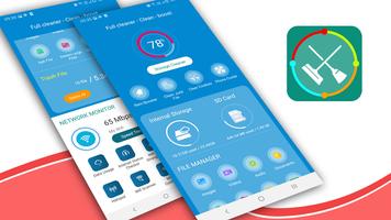 Fast cleaner - junk and cache पोस्टर