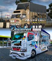 Download Mod Bussid Truk Trail poster