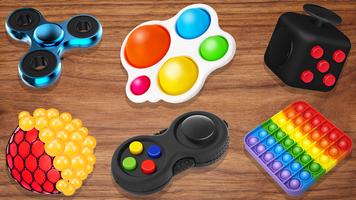 Antistress 3d- relaxing toys Cartaz