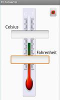 Celsius & Fahrenheit Converter Affiche