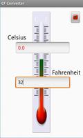 Celsius & Fahrenheit Converter capture d'écran 1