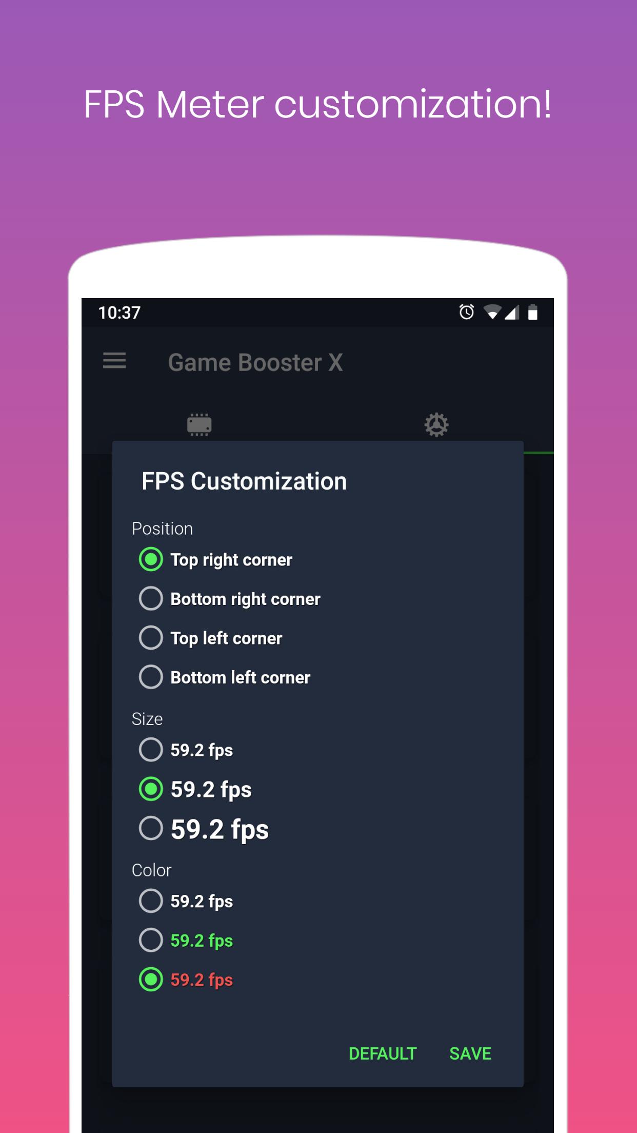 Game Booster X: Better Game Play & FPS Meter pour Android - Téléchargez  l'APK