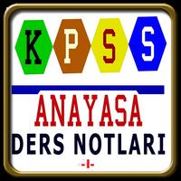 KPSS ANAYASA DERS NOTLARI Affiche