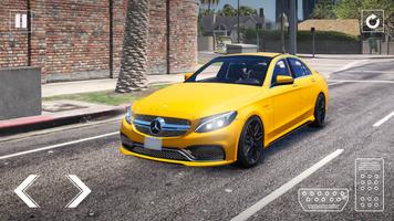 Real Car Parking Benz C63s AMG Plakat