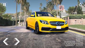 Real Car Parking Benz C63s AMG capture d'écran 3