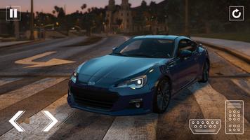 Drift Simulator Car Subaru BRZ poster