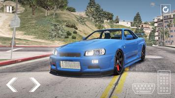 Simulator Driving Skyline R34 Plakat