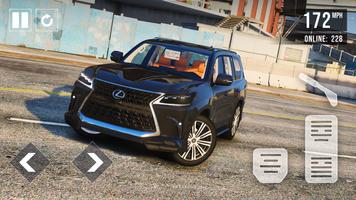SUV LX 570: City Car Driving poster
