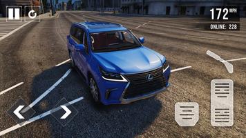 SUV LX 570: City Car Driving screenshot 2