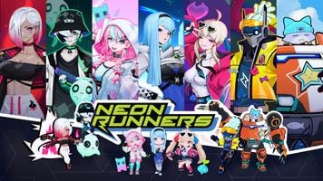 Poster Neon Runners