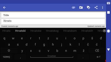 Croatian for AnySoftKeyboard Screenshot 1