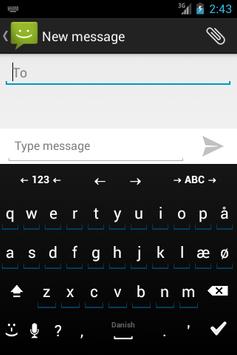 Danish for AnySoftKeyboard 海报