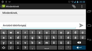 Magyar AnySoftKeyboard captura de pantalla 1