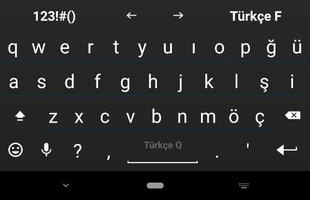 Turkish F for AnySoftKeyboard screenshot 1