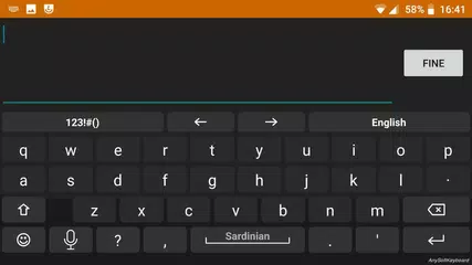 Скачать Sardinian for AnySoftKeyboard XAPK