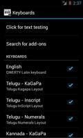 Telugu for AnySoftKeyBoard capture d'écran 2