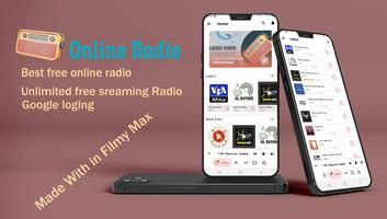 Radio FM online app Affiche