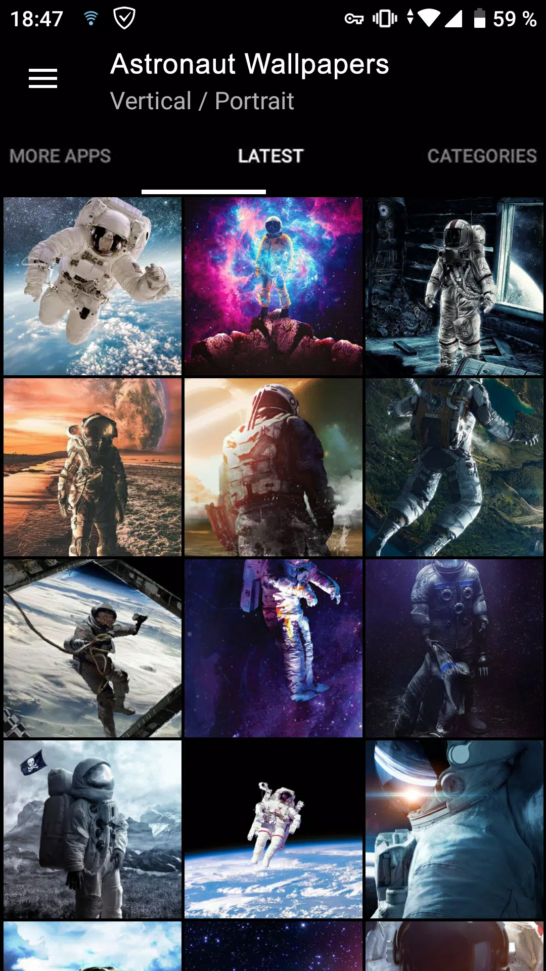 Descarga de APK de Fondos Astronautas para Android Descarga de APK de Fondos Astronautas para Android