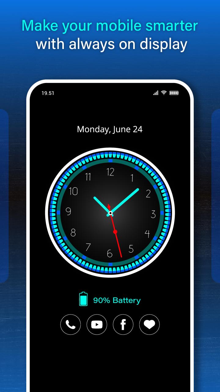 Download do APK de Relógio sempre em exibição App para Android