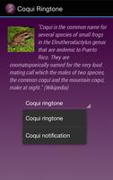 Coqui Ringtone screenshot 1