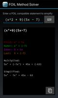 FOIL Method Solver ảnh chụp màn hình 1