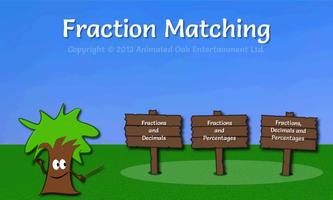Math Game: Fractions Affiche