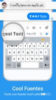 Emoji Keyboard iMore- Cool Fon captura de pantalla 1