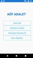 AÖF Adalet Çıkmış Sorular - Te gönderen