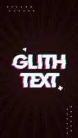 Glitch Text Affiche