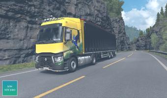 Euro Truck Simulator Indonesia Cartaz