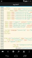 DroidEdit (free code editor) Screenshot 2