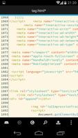 DroidEdit (free code editor) capture d'écran 2