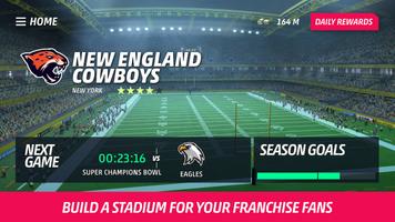 ENDZONE - Online Franchise Football Manager Game Plakat